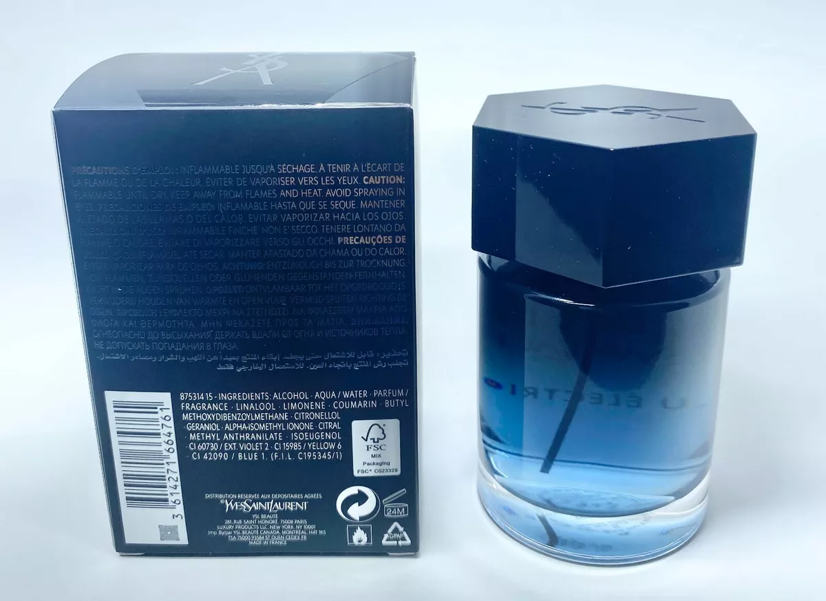 LA NUIT DE L'HOMME BLEU ELECTRIQUE BY YVES SAINT LAURENT FRAGRANCE REVIEW!