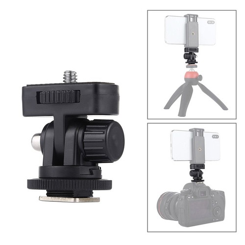 Convenient 14 Inch Screw Hot Shoe Mount Adapter for Flash and LED Light - Picture 4 of 7