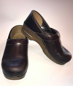 dansko clogs wooden sole
