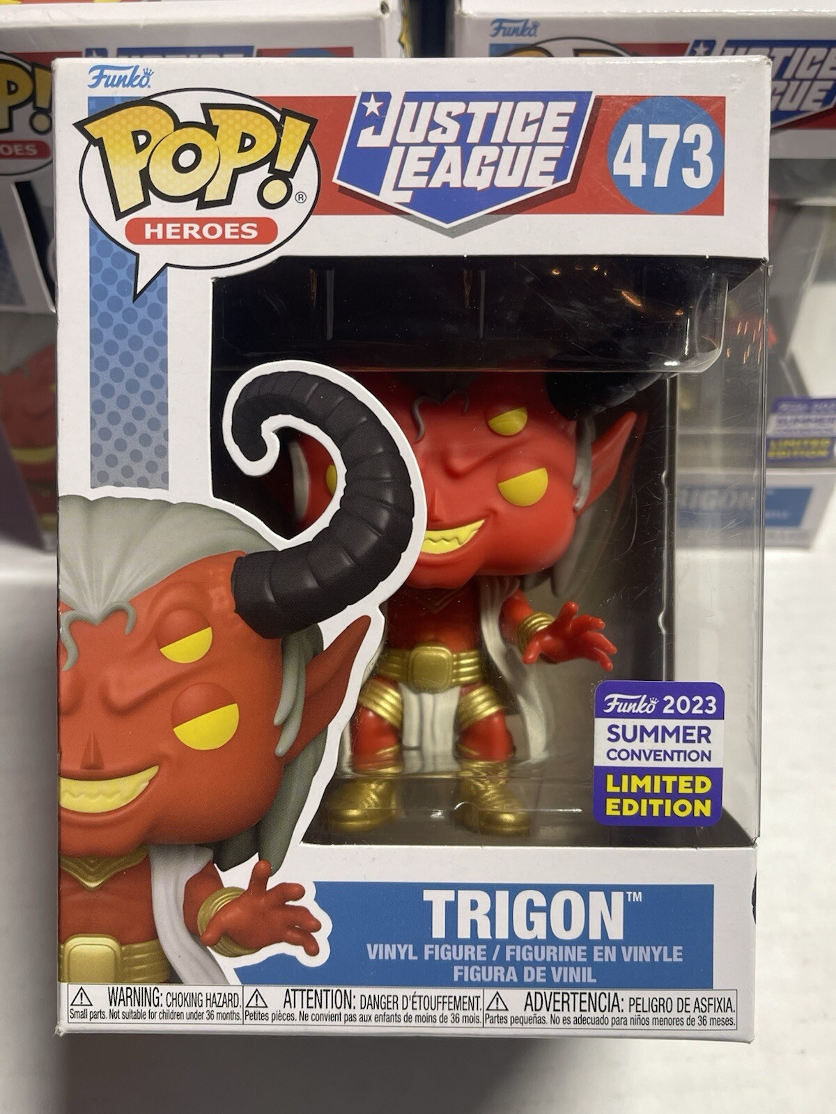 Funko Pop! Justice League ~ Trigon #473 ~ San Diego Comic Con Exclusive