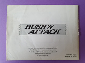RUSH'N ATTACK / Nintendo NES PAL B FRA - EEC / Konami + Boitier de protection