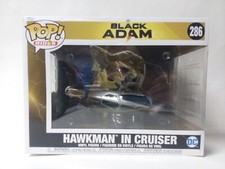 Funko Pop! Figura Vinilo Rides BLACK ADAM - HAWKMAN IN CRUISER #286 DC Nave Espacial