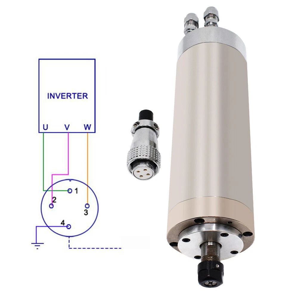 3KW 3.2KW SPINDLE MOTOR CNC WATER COOLING ER20 4HP 300HZ FOR