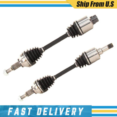 Pair Front CV Axle Shaft Fits 2007-2017 Dodge Avenger Journey Sebring 2.4L 2WD