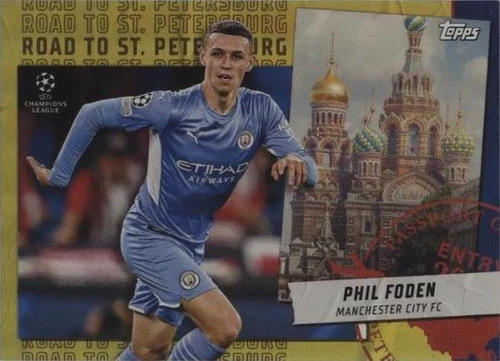 2021-22 Topps UCL Collection Phil Foden #RSP-04