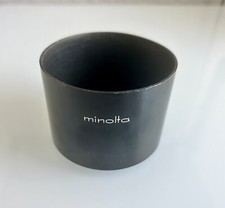 Minolta Metal Screw In Lens Hood for MC 135mm F/3.5 Lens 55mm Made In Japan