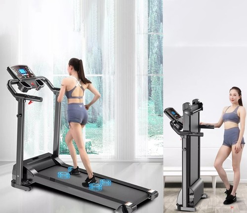 Home Treadmill Folding Running Electric Motorised FIXED INCLINE Gym Machin NEW - Picture 11 of 12
