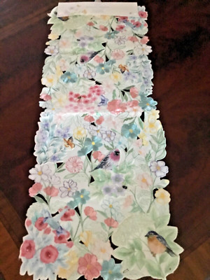 LENOX Butterfly Meadow Decorative Centerpiece Table Runner (Size: 14'' x 36 )