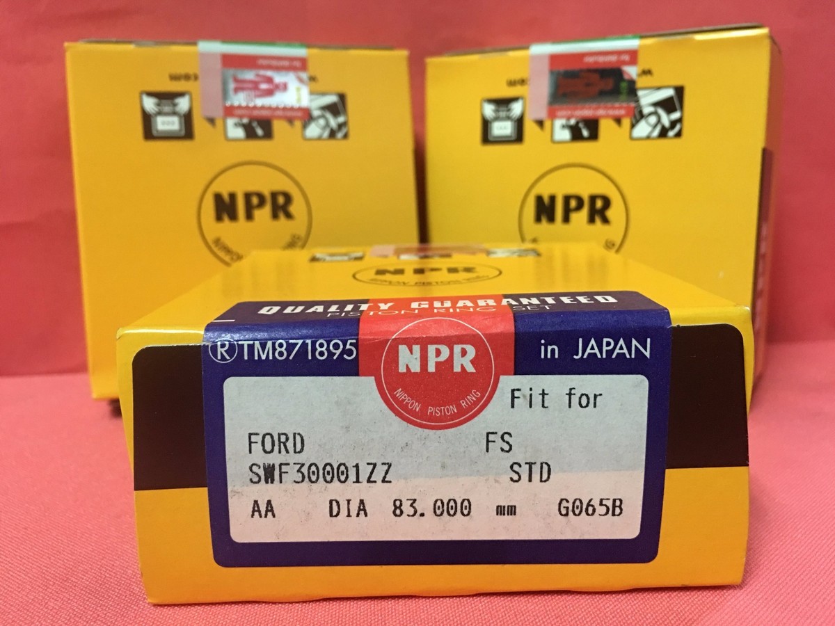 83MM STD NPR JAPAN PISTON RINGS MAZDA 626 MX6 PROTEGE 2.0L