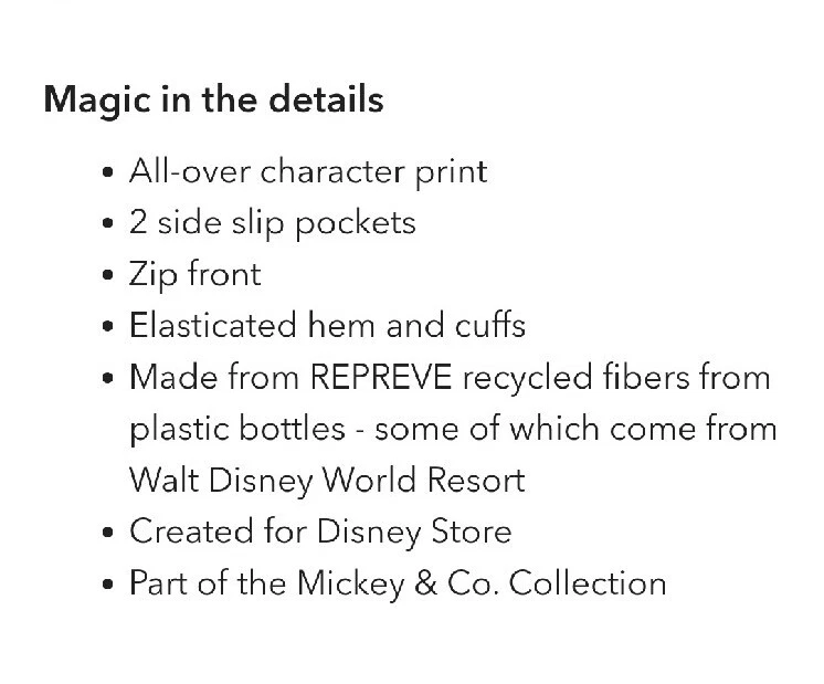 Disney Mickey & Co Bomber Jacket XS Mickey Mouse Print Black Oversized Zippered