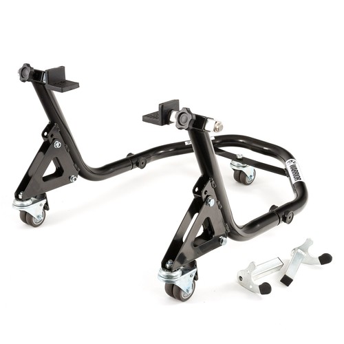 Warrior 360 Degree Floating Rear Motorbike Mobile Paddock Stand eBay