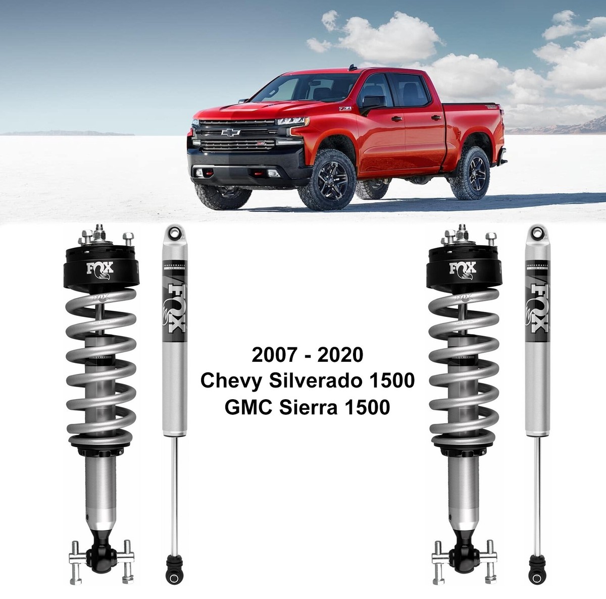 Fox Shox Shocks IFP Coilover Front & Rear Fits 2007-2020