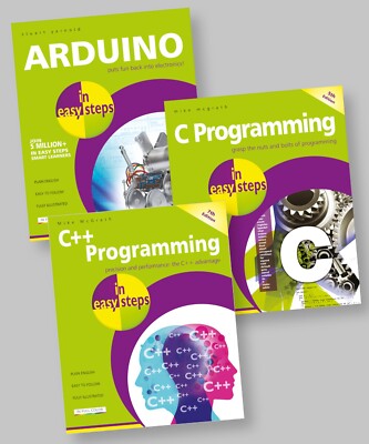 Arduino, C Programming, C++ Programming in easy steps - special offer set bundle