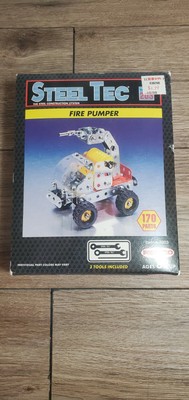 Vtge 1993 Steel Tec Fire Pumper Remco Building Set NIB