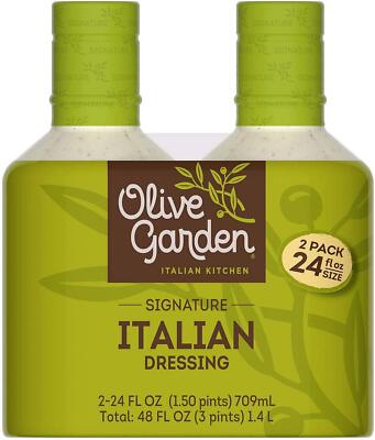 2/24oz Pack Olive Garden Signature Italian Dressing (Original Version) (Original
