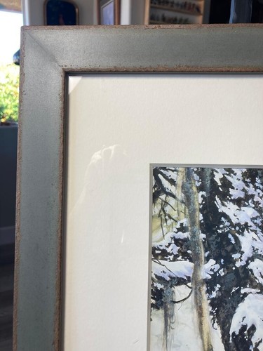 M. Dustin's Litho, Signed & Numbered with a Gorgeous Camouflaged Lg Cat in Tree! - Picture 2 of 12