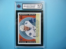 2017/18 O-PEE-CHEE NHL HOCKEY CARD 504 BROCK BOESER RETRO ROOKIE KSA 9.5 NGM OPC