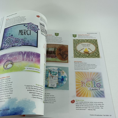 Creative Scrapbooker Fall 2020 Cards & Techniques Magazine - Picture 3 of 11