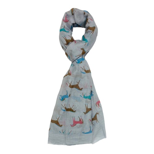 New Cute Animal Dog Puppy Printed Scarf scarves Neckerchief Viscose Cotton - Picture 24 of 77