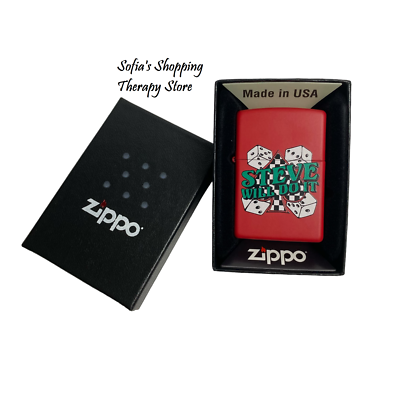 Zippo Lighter FULL SEND by Nelk STEVE WILL DO IT DICE Limited 