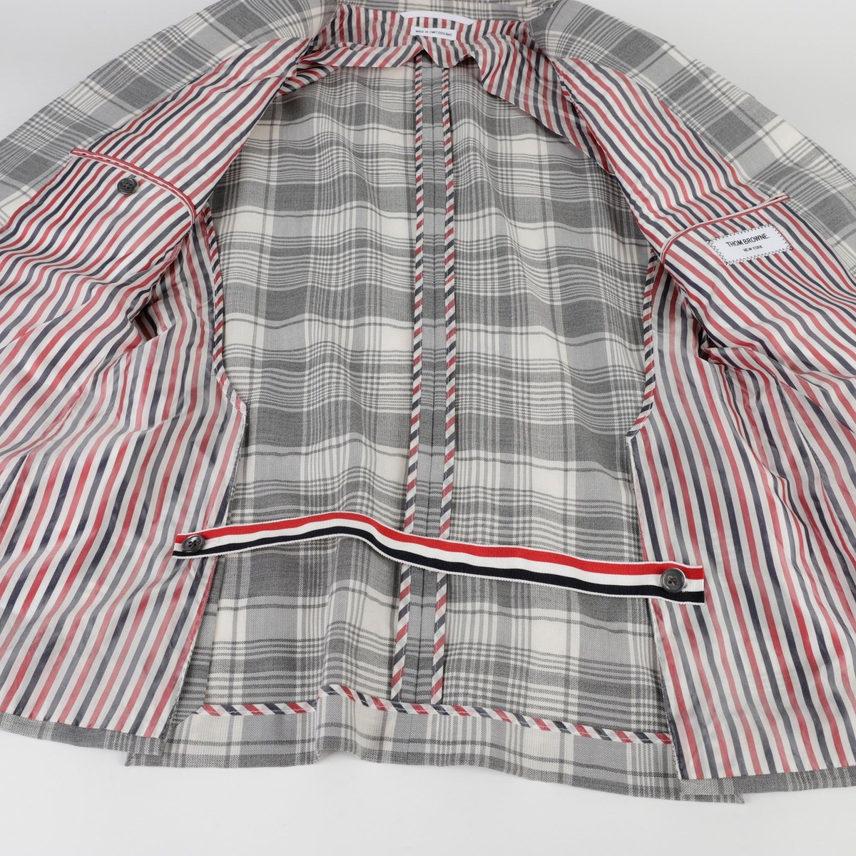Thom Browne Classic Check Jacket 2 Size MJC001 86698687 | eBay Thom Browne Classic Check Jacket 2 Size MJC001 86698687 | eBay