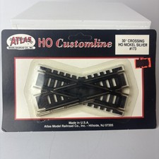 Atlas 173 HO Customline 30 Degree Crossing Nickel Silver Code 100