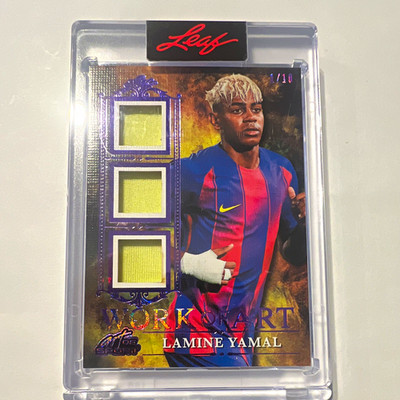Leaf 2026 Metal Sport Lamine Yamal FC Barcelona #WA-18 Work of Art /10