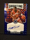 2024-25 Panini Mosaic Showtime Signatures Dominique Wilkins SS-WIL /35 (AU)