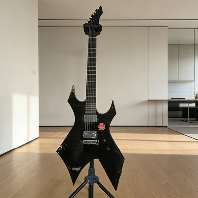 Black Warlock EXtreme Electric Guitar H-H Pickups Maple Neck Basswood Body