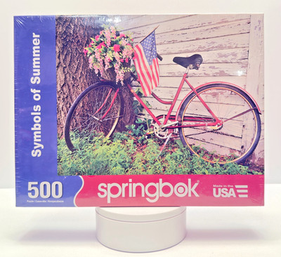   Springbok Symbols of Summer 500 Piece Jigsaw Puzzle   Made in the USA  