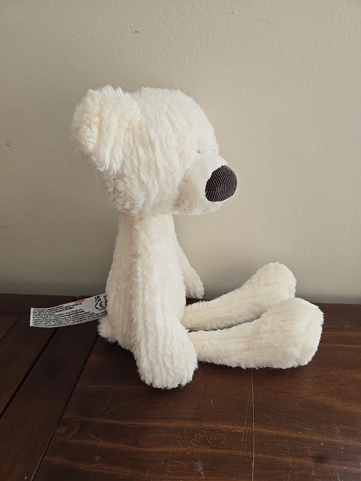 Gund SpinMaster toothpick bear white 15 inch teddy Cotele - Image 4 of 4