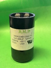 324-389 uF x 110/125 VAC - BMI Start Capacitor # 092A324B125AC1A Made in The USA