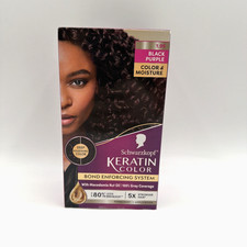 Schwarzkopf Keratin Color Permanent Hair Color Cream 1.99 Black Purple 1 Pack