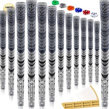 Cross Cord Golf Grips Set of 13 with Tape or Regripping Kit Multi-Compound Lo...