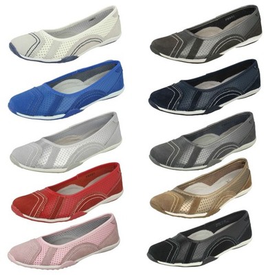 Down To Earth flache Damen-Ballerinas   F8R991