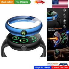 Lightweight Hard PC Case for Google Pixel Watch 3 45mm - 2-in-1 Protection Set