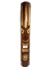 Lucky Tiki Mask 40" - Antique Finish hand Carved bag15058100