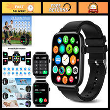 1.9" Smart Fitness Watch for Android & iPhone, Waterproof Tracker, Heart Rate Mo