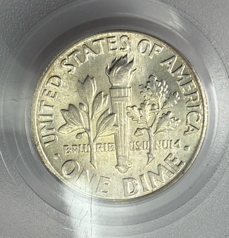 1961 Roosevelt Dime Sample PCGS MS65 OGH Slab Gen. 2.2 Scarce Slab! - Image 4 of 4