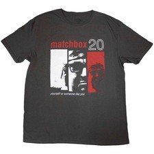 Men's Matchbox Twenty Yourself T-shirt X-Large Charcoal Grey