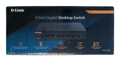 D-Link 8-Port Gigabit Desktop Switch - DGS-108GL 
