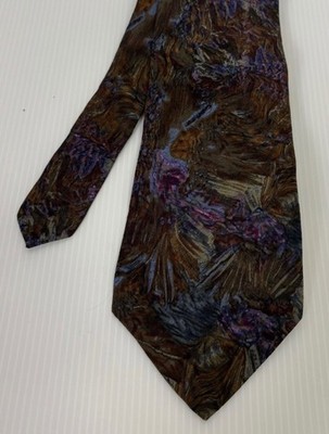 Cocktail Collections Molecular Expression Beer Green Blue Print  Silk Tie 55 x 3
