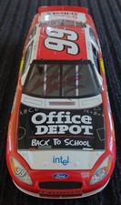 2005 Office Depot Back To School Carl Edwards and Jack Roush Signed 1/24 Diecast