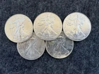 American Silver Eagle Bullion Coin Lot of 5 #2