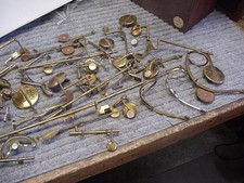 lot of Saxophone octave Keys, Connectors, Musical Instrument Repair Parts