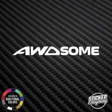 Awdsome 8 Vinyl Decal Sticker Fits Wrx Subaru Sti Forester Awd All Fours Rally Awdsome 8 Vinyl Decal Sticker Fits Wrx Subaru Sti Forester Awd All Fours Rally