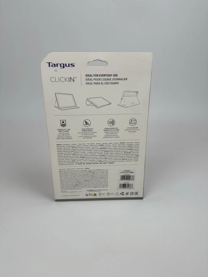 Targus Apple iPad 10.2" 7th/8th/9th/Air 3/PRO 10.5" CLICKIN Case - Rose Gold - Image 2 of 2