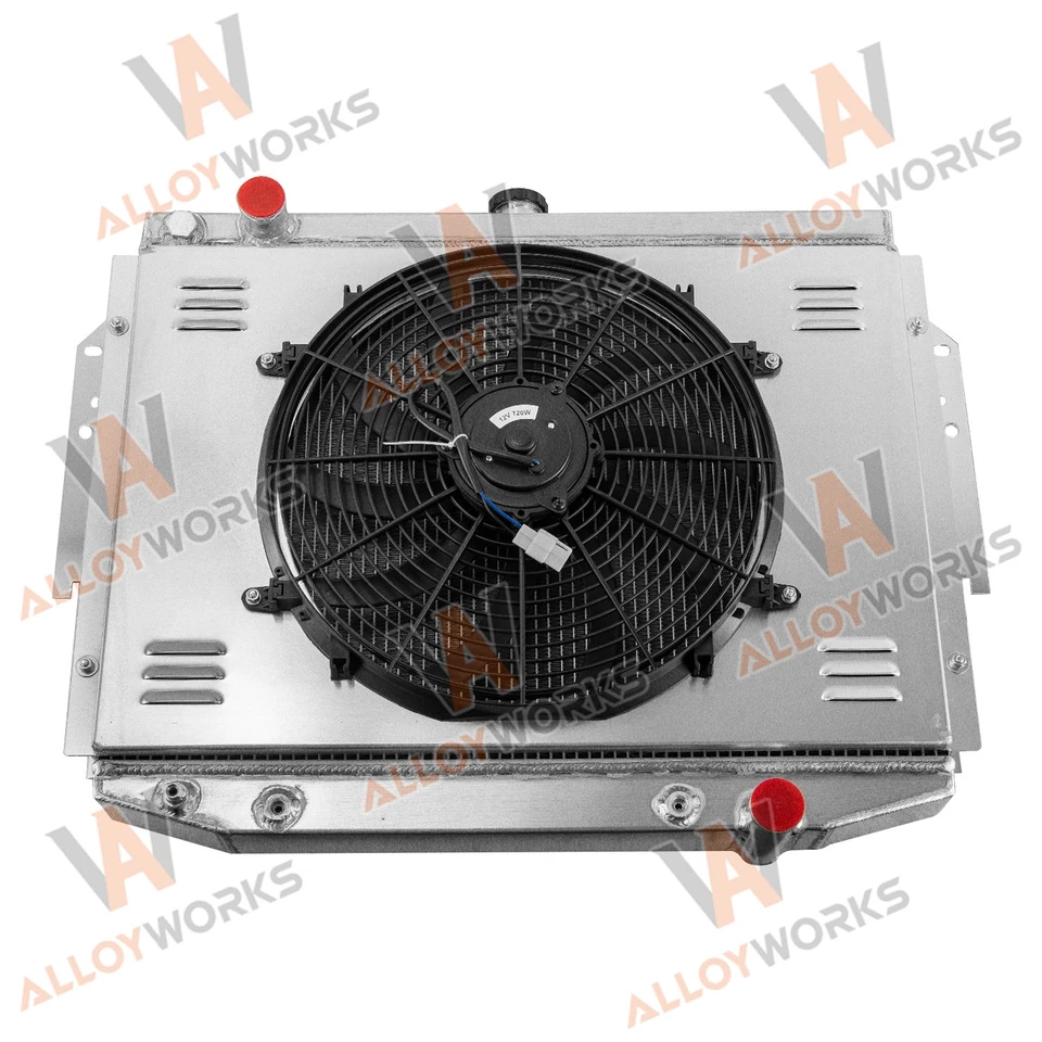 3 Row Radiator Shroud Fan For 77-89 Chrysler Imperial New Yorker Dodge Diplomat - Image 4 of 4