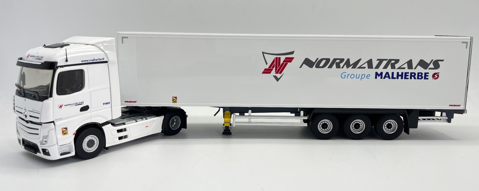 Camion Mercedes Actros 5 4x2 Eligor Normatrans Malherbe miniature 1/43