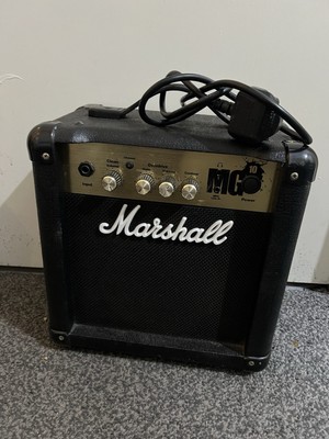 Marshall MG 10CD E-Gitarrenverstärker 10 Watt Verstärkereinheit mit Kabel getestet